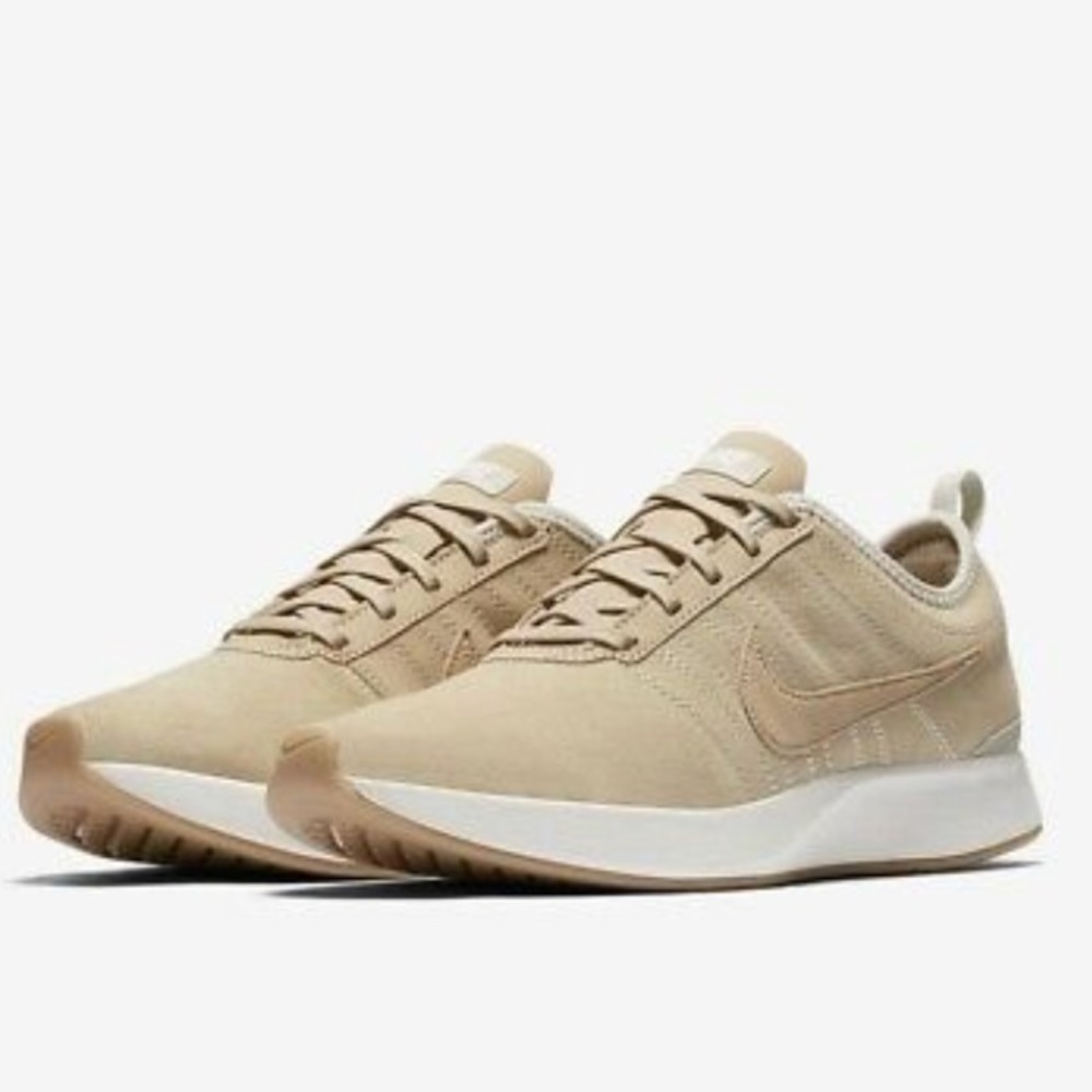Nike Dualtone Racer SE Running Shoe Suede Beige - Picture 3 of 8